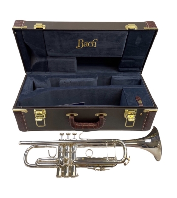 Store Special Product - Bach - 180S37 Series - Silver Plated Bb Trumpet